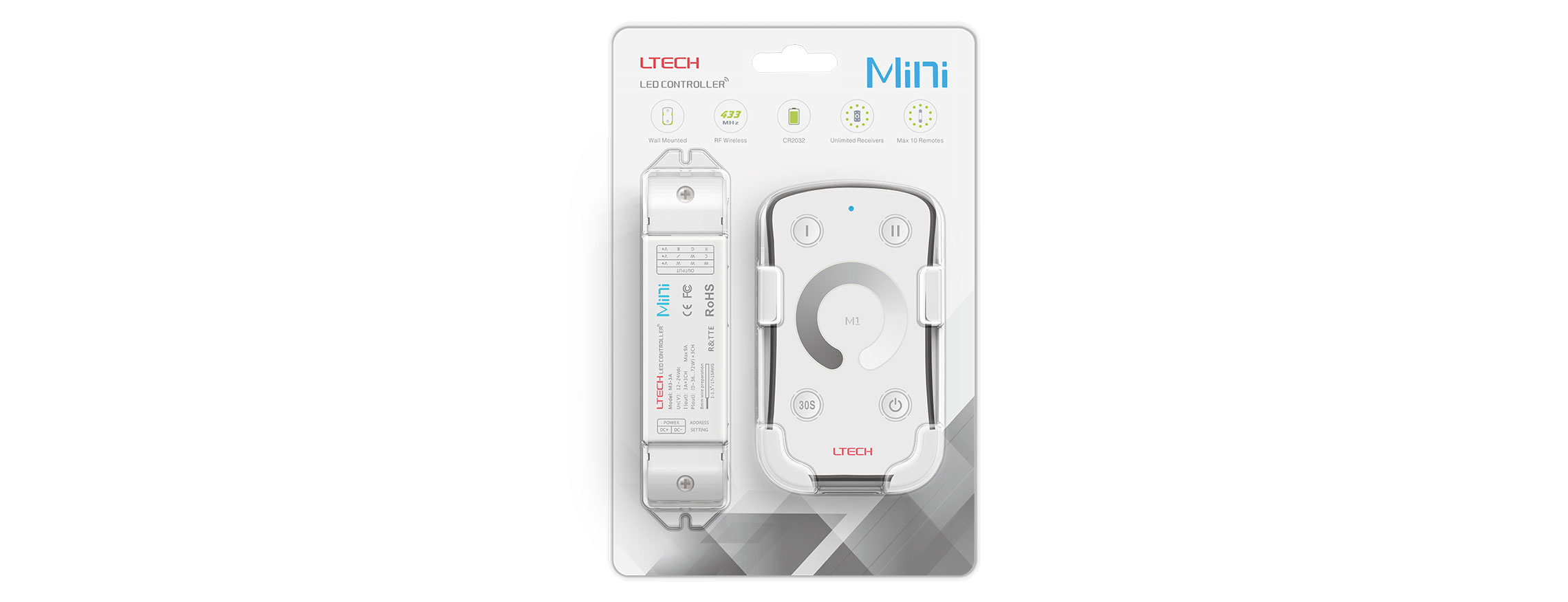 调光433MHz控制器 M1+M3-3A
