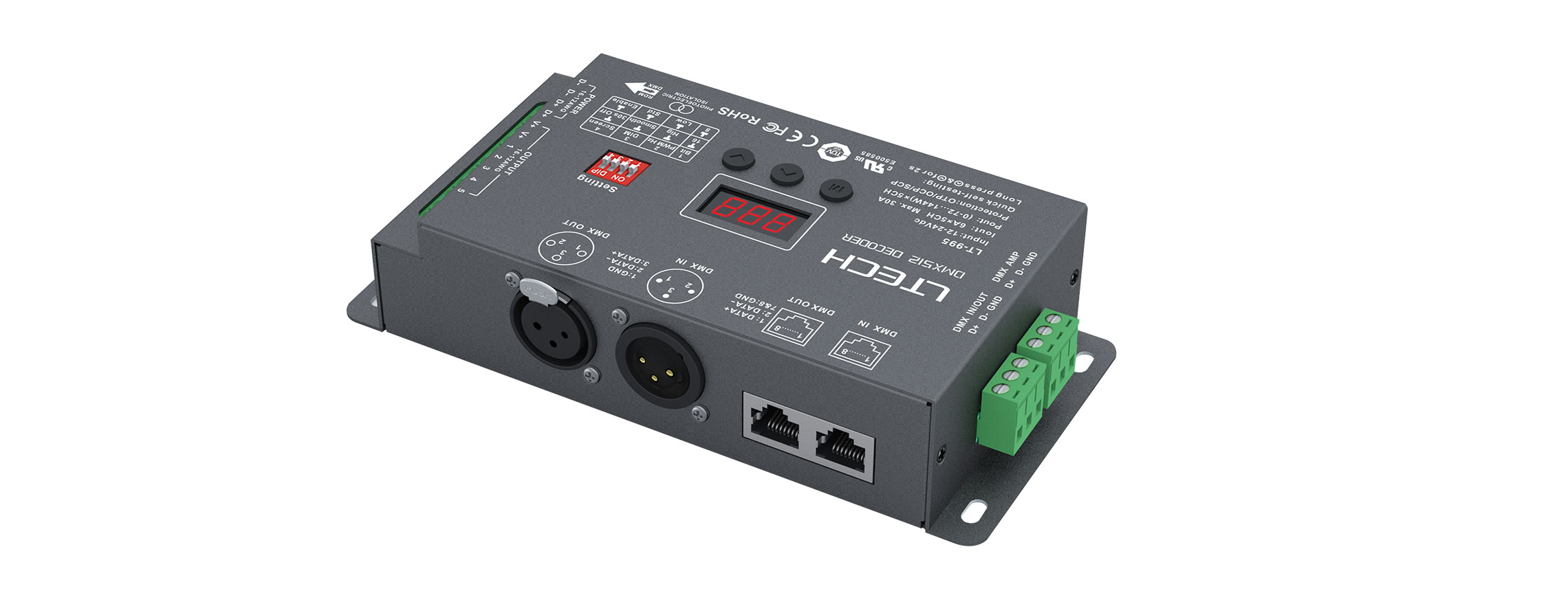 5CH CV DMX Decoder LT-995