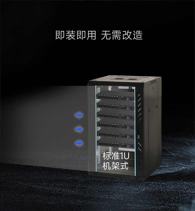 雷特DMX/RDM信号放大器标注1U 鸡架式