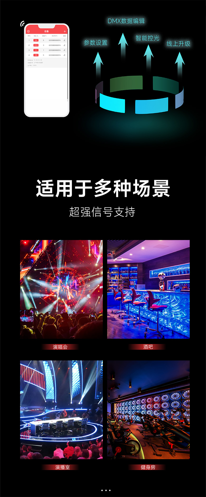 雷特DMX/RDM信号放大器超强信号支持