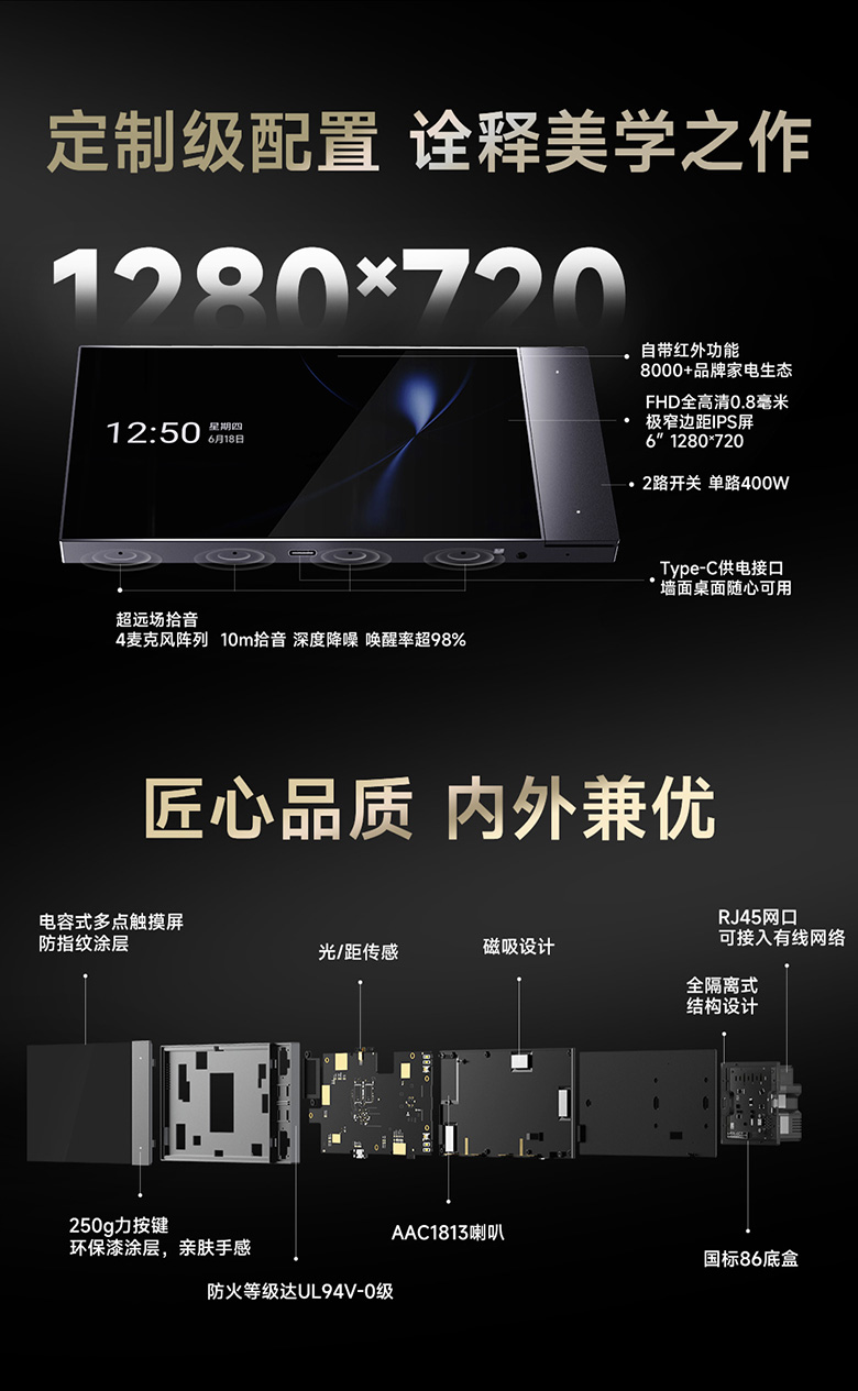 雷特新品超级面板6S硬件介绍