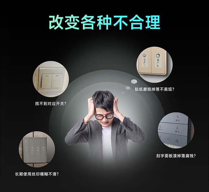 雷特创想系列智能面板改变不合理