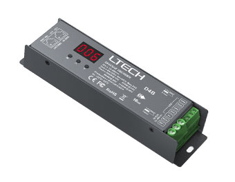 4CH CV DMX/RDM Decoder D4B（RJ45 DMX interfaces）