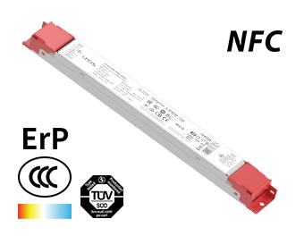 40W 300-1050mA NFC DALI-2 DT6/DT8 CC Linear tunable white Driver LF-40-300-1050-G2D2 (External)